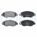 Brake Pad Set, disc brake LP1582 Delphi, Thumbnail 2