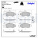 Brake Pad Set, disc brake LP1582 Delphi, Thumbnail 3