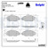 Brake Pad Set, disc brake LP1583 Delphi