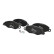 Brake Pad Set, disc brake LP1583 Delphi, Thumbnail 2