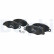 Brake Pad Set, disc brake LP1583 Delphi