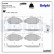 Brake Pad Set, disc brake LP1583 Delphi, Thumbnail 3
