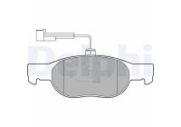 Brake Pad Set, disc brake LP1585 Delphi