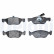Brake Pad Set, disc brake LP1586 Delphi, Thumbnail 2