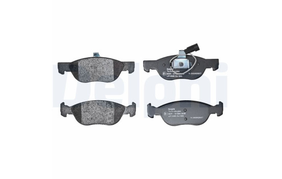 Brake Pad Set, disc brake LP1586 Delphi, Image 2