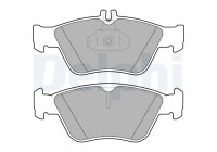 Brake Pad Set, disc brake LP1588 Delphi