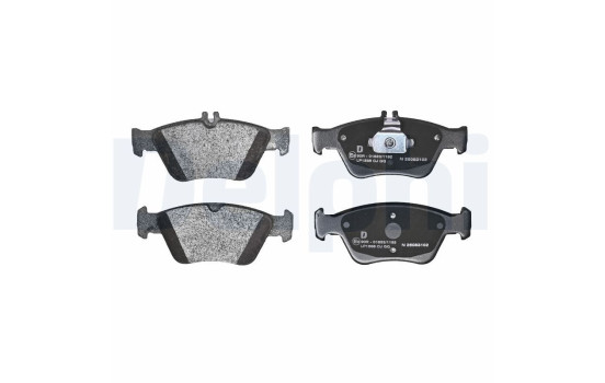 Brake Pad Set, disc brake LP1588 Delphi, Image 2