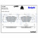 Brake Pad Set, disc brake LP1588 Delphi, Thumbnail 3