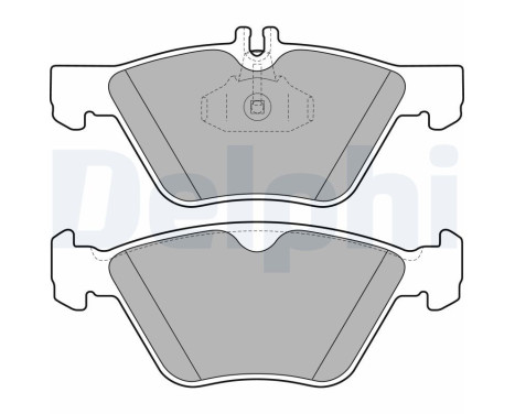 Brake Pad Set, disc brake LP1589 Delphi