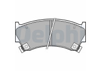 Brake Pad Set, disc brake LP1590 Delphi