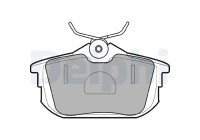 Brake Pad Set, disc brake LP1593 Delphi