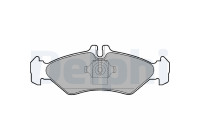 Brake Pad Set, disc brake LP1595 Delphi