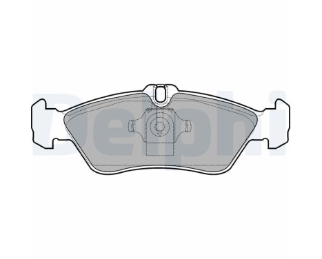 Brake Pad Set, disc brake LP1596 Delphi