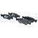 Brake Pad Set, disc brake LP1596 Delphi