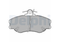 Brake Pad Set, disc brake LP1599 Delphi
