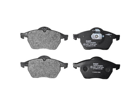 Brake Pad Set, disc brake LP1600 Delphi, Image 3