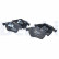 Brake Pad Set, disc brake LP1600 Delphi