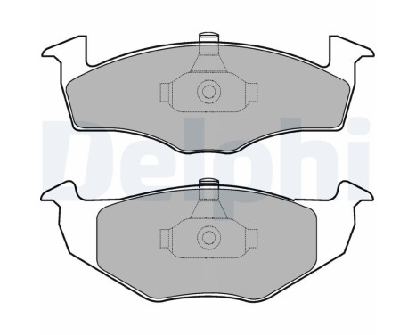 Brake Pad Set, disc brake LP1601 Delphi