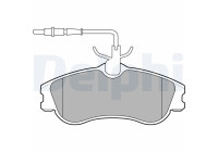 Brake Pad Set, disc brake LP1607 Delphi