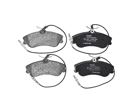 Brake Pad Set, disc brake LP1607 Delphi, Image 3