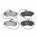 Brake Pad Set, disc brake LP1607 Delphi, Thumbnail 3