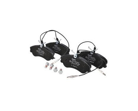 Brake Pad Set, disc brake LP1607 Delphi