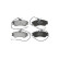 Brake Pad Set, disc brake LP1607 Delphi, Thumbnail 2