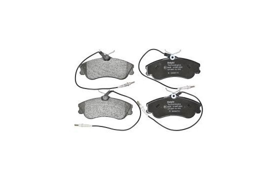 Brake Pad Set, disc brake LP1607 Delphi, Image 2