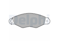 Brake Pad Set, disc brake LP1610 Delphi