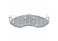 Brake Pad Set, disc brake LP1615 Delphi