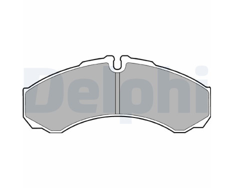 Brake Pad Set, disc brake LP1616 Delphi