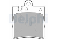 Brake Pad Set, disc brake LP1618 Delphi