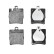 Brake Pad Set, disc brake LP1618 Delphi, Thumbnail 3