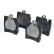 Brake Pad Set, disc brake LP1618 Delphi