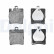 Brake Pad Set, disc brake LP1618 Delphi, Thumbnail 2