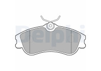 Brake Pad Set, disc brake LP1624 Delphi