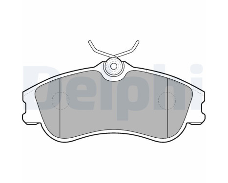 Brake Pad Set, disc brake LP1624 Delphi