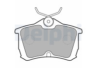 Brake Pad Set, disc brake LP1626 Delphi