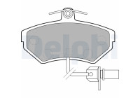 Brake Pad Set, disc brake LP1631 Delphi