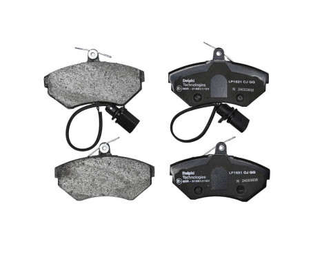 Brake Pad Set, disc brake LP1631 Delphi, Image 3