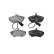 Brake Pad Set, disc brake LP1631 Delphi, Thumbnail 2
