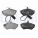 Brake Pad Set, disc brake LP1631 Delphi, Thumbnail 2