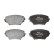 Brake Pad Set, disc brake LP1632 Delphi, Thumbnail 3