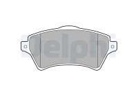Brake Pad Set, disc brake LP1652 Delphi