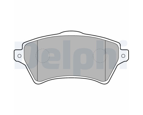 Brake Pad Set, disc brake LP1652 Delphi
