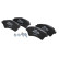 Brake Pad Set, disc brake LP1652 Delphi, Thumbnail 2