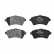 Brake Pad Set, disc brake LP1652 Delphi, Thumbnail 3