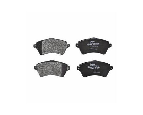 Brake Pad Set, disc brake LP1652 Delphi, Image 2