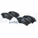 Brake Pad Set, disc brake LP1652 Delphi