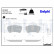 Brake Pad Set, disc brake LP1652 Delphi, Thumbnail 3